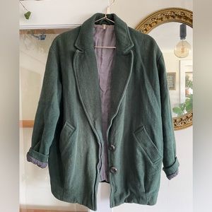 Free People Green Coat XS